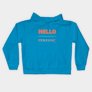 Hello Thursday Kids Hoodie